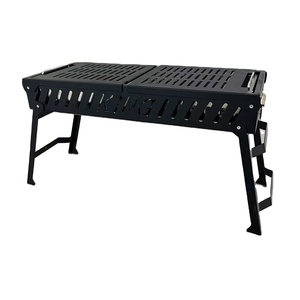 Parrilla Portátil Plegable de Acero Inoxidable Reforzada, Fácil de Montar, sin Humo, para Barbacoa, <span class=keywords><strong>Kebab</strong></span>, Carbón, Camping y Exteriores - Product Image 1