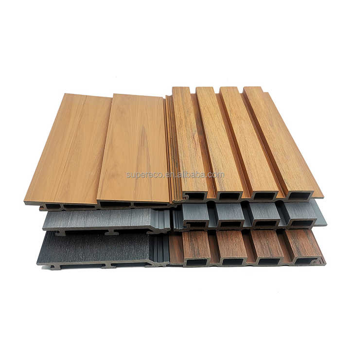 Simple Design Water Fire Proof Wood Plastic Composite Grille Panel WPC