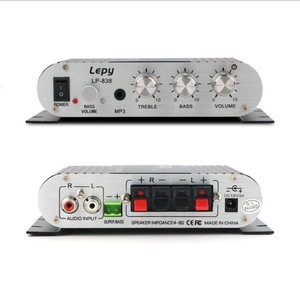 Amplificador Estéreo Lepy LP838 de 2.1 Canales, 15Wx2, Subwoofer de 20W, Amplificador de Audio para Cine en Casa - Product Image 2