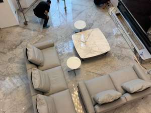 Brésil Calacatta Gris Quartzite pour Villa Mur et Sol Salle de Bain en Marbre Pierre de Marbre - Product Image 4