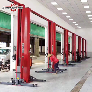 Xinjintuo CE bon prix <span class=keywords><strong>garage</strong></span> voiture atelier de réparation équipement 4T hydraulique clair plancher deux poteaux ascenseur voiture palan voiture ascenseur auto ascenseur - Product Image 5