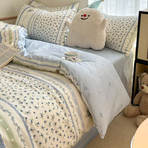 100% पॉलिएस्टर अनुकूलन नए आगमन नरम कपड़े माइक्रोफाइबर तितर बितर बिस्तर शीट बनाने के लिए मुद्रित रोल बेल - Product Image 3