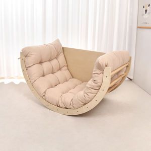 मोंटेसरी बच्चे बहु-कार्यात्मक लकड़ी की चढ़ाई फ्रेम सहित बहु-कार्यात्मक लकड़ी की चढ़ाई फ्रेम सेट - Product Image 1