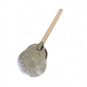 Utensilios de Cocina, Pala para Pizza, Accesorios de Cocina, Espátula Cuadrada Grande de 11'' para Pizza con Mango de Madera - Product Image 3