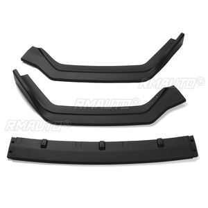 Kit de 3 piezas de alerón delantero desmontable para parachoques de coche, difusor, protector de labio y cubierta para Infiniti Q50 Sport Model 2018 2019 - Product Image 4