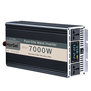 Onduleur à onde sinusoïdale pure <span class=keywords><strong>3000W</strong></span> avec écran LCD à refroidissement silencieux <span class=keywords><strong>Convertisseur</strong></span> 12V/24V 110V/220V pour moteur pour usage solaire à la maison et voiture - Product Image 3