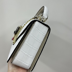 Sac à main en cuir de crocodile pour femme, sac à bandoulière en cuir de crocodile, sac à poignée supérieure en cuir de crocodile - Product Image 2