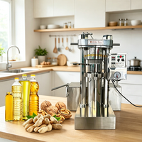 Commerciële volautomatische hydraulische sojaboonoliepersmachine met digitale besturing, koud en warm persen voor Indonesië, Maleisië, Nigeria