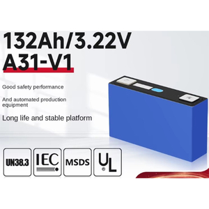 Batterie au lithium fer phosphate prismatique à semi-conducteurs 3.22V-132Ah-3C/ 100 Million Weft, haute capacité pour stockage d'énergie et applications marines - Product Image 2