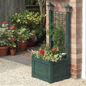 <strong>Trellis</strong> <strong>Planter</strong> <strong>With</strong> Solar Lanterns - Product Image 4
