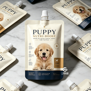 Food Grade Pet Nutrition Liquid Packaging Stand Up Spout Pouch Custom Printed Aluminum Foil Bag - Product Image 3