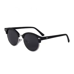 빈티지 선글라스 레트로 라운드 태양 안경 남성 여성 브랜드 디자이너 서클 안경 Oculos