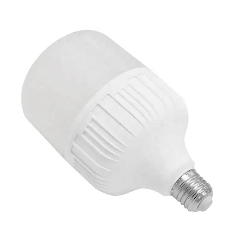 Led manufacturer 20w 30w 40w 50w 60w T shape led cylinder bulb light E27 B22 with PC cover