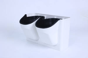 Maceta Doble Colgante de Plástico PP Directo de Fábrica, Diseño de Jardinera Vertical Montada en la Pared, Estructura Estable para Jardín del Hogar - Product Image 6