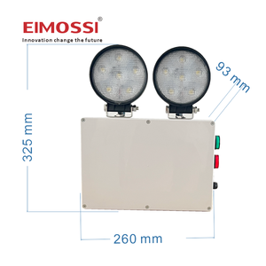 IP65 3000lm lampu darurat kepala ganda 5000mAh isi ulang 2X14W LED tahan debu & lampu sorot ganda tahan kelembaban 1.5 jam - Product Image 6