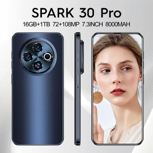 Teléfono inteligente <span class=keywords><strong>Techno</strong></span> <span class=keywords><strong>Spark</strong></span> 30 Pro 5G Original 10-Core HD 2K Pantalla 8000 Mah Android 13 Plus10 16GB + 1TB Memoria 108MP Precio bajo - Product Image 2