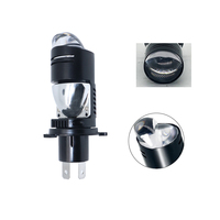 Lentille de phares à LED personnalisée Système d'éclairage automatique Mini projecteur H-4 Phare de voiture à LED pour accessoires de voiture