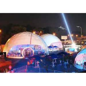 Luxury Half Sphere Outdoor Steel Structure Transparent Party Circus Event Dome Tent