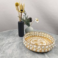 Décorations de mariage de style européen, plateau de mariage, support à dessert rond, boîte à bijoux de luxe pour la maison