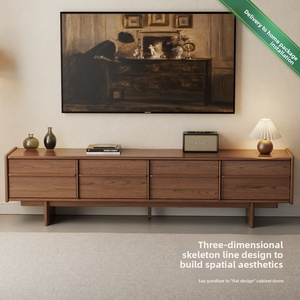 <span class=keywords><strong>Mueble</strong></span> para <span class=keywords><strong>TV</strong></span> de Madera Sólida, Modelo 2025, Estilo <span class=keywords><strong>Retro</strong></span>, Unidad de Almacenamiento para Sala de Estar, Estilo Moderno Minimalista de Mediados de Siglo, DSG049 - Product Image 5