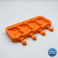 Moule à glaces réutilisable en silicone sans BPA, facile à nettoyer, multi-cavités, motif cochon mignon, qualité alimentaire, pour glaces maison