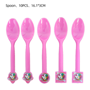 92Pcs Màu Hồng Unicorn Chủ Đề Đảng Bộ Đồ Ăn Đặt Sinh Nhật Nguồn Cung Cấp Bên Unicorn Bộ Đồ Ăn Dùng Một Lần Đặt Bé Tắm - Product Image 6