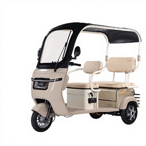 Nouveau Tricycle Électrique Tout-en-un avec Capote, Haute Puissance, Robuste, 3 Passagers, Charge Utile 300-400kg, 12V, 30Km/h, Vélo-Taxi Ouvert - Product Image 1