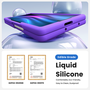 New Arrival Kẹo Màu Bất Silicone Chống Sốc Chống Thấm Nước Bảo Vệ Gấp Đ<span class=keywords><strong>i</strong></span>ện Thoạ<span class=keywords><strong>i</strong></span> Di Động Trường Hợp Đố<span class=keywords><strong>i</strong></span> Cho Z Gấp 7 6 <span class=keywords><strong>5</strong></span> - Product Image 2