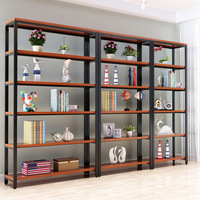 Étagère en acier et bois multi-niveaux pour vente en gros, présentoir pour magasins de proximité, snacks, grands magasins, jouets, présentoir d'échantillons
