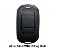 Télécommande de porte de garage AT-4L pour AR-1-500N 500 AT-4 AT-4N AN-MOTORS, émetteur sans fil à code roulant 433,92 MHz
