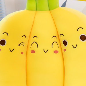 Dropshipping Nouvelle <span class=keywords><strong>Peluche</strong></span> <span class=keywords><strong>Banane</strong></span> Kawaii, Coussin Animal Mignon de Dessin Animé pour Enfants 35cm - Product Image 3
