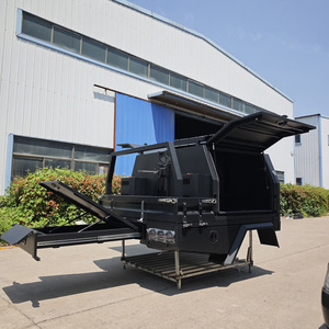 Plateau et auvent en alliage d'aluminium avec garde-boue, échelle et boîte <span class=keywords><strong>à</strong></span> <span class=keywords><strong>outils</strong></span> pour camionnette, matériau durable - Product Image 5