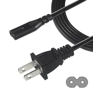 Usa Nema 1 15P Plug Iec320 C7 Vrouwelijke Socket 2Pin Cord Us Amerikaanse 2 Pin Ac Power Extended Opladen kabel