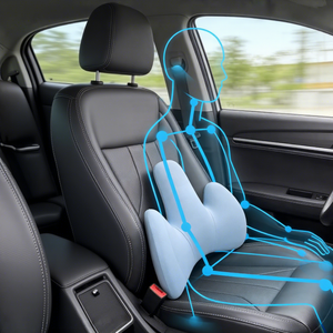 Coussin de soutien lombaire en mousse à mémoire de forme de qualité supérieure, soulage les douleurs dorsales, améliore la posture pour <span class=keywords><strong>chaise</strong></span> de bureau, siège de voiture, lit ou repos. - Product Image 1