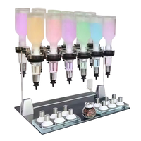 2025 nouveau distributeur de parfum intelligent à remplissage automatique de 12 bouteilles avec support en acrylique équipement d'hôtel de bar rentable