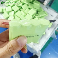 Pacco Batterie NiMH AA 4.8V 2200mAh |   Batteria di Ricambio per Dispositivi di Misurazione Industriale |   Connessione a Linguetta Saldabile