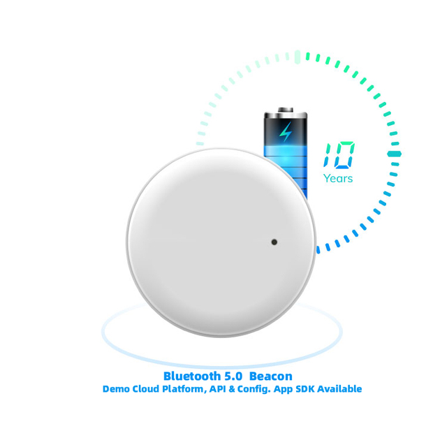 IoT Device 10 Years Life 150m Long Range Proximity Ble Tag Ibeacon Bluetooth Beacons for Indoor Navigation Location Tracking