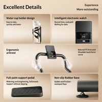 Escaladora Plegable Magnética de Acero para Uso Doméstico, Máquina de Ejercicio Tipo Escalera, Fácil de Guardar