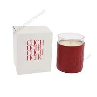 Luxus duftende rote Glasglas Kerzen benutzer definierte Soja Palm Wachs Stick Star Ball Urlaub Neujahr Ramadan Abschluss Muttertag