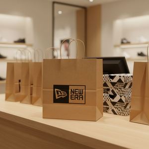 Bolsas de Papel Kraft Reciclado con Logotipo Personalizable para Alimentos, Bolsa de Papel Marrón Gruesa y Resistente para Compras y Comida para Llevar - Product Image 6