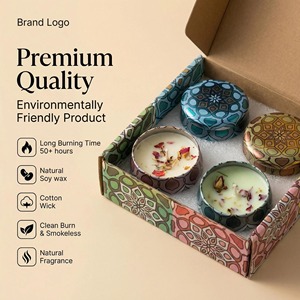 Bougie parfumée à la cire de soja avec fleurs séchées, cadeaux de mariage, cadeaux d'anniversaire, bougies d'aromathérapie florales - Product Image 1