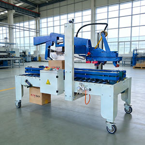 Máquina automática de sellado de cinta de cartón de alta velocidad Aplicaciones químicas de bebidas de alta calidad 220V Nuevo precio competitivo - Product Image 1