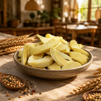 Certificat BRC HALAL KOSHER, Vente Directe Usine, Snack Sain Séché, Aliment Végétalien, Goût Sucré, Pêche Lyophilisée, ODM OEM Marque Privée