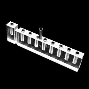 Clear Lucite Home Decoration <span class=keywords><strong>Chandelier</strong></span> Menorah à l'huile de <span class=keywords><strong>plexiglas</strong></span> - Product Image 6