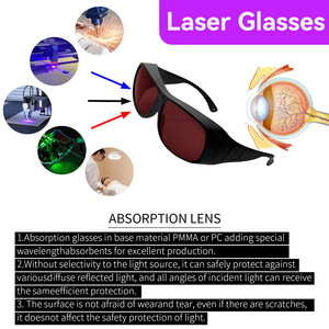 IPLレーザー安全メガネ532nm <span class=keywords><strong>808nm</strong></span> 755nm OD7 CE認証タトゥー除去歯科治療UV保護190〜2000nm - Product Image 5