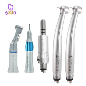 Kit de Pieza de Mano Quirúrgica de Alta Velocidad y Turbina de Aire de Baja Velocidad Dental de 4 Orificios BESTO con Paquete de Aluminio - Product Image 5