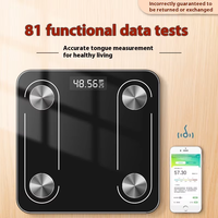 Balance intelligente d'analyse de la composition corporelle, moniteur de poids numérique intelligent avec suivi de la composition corporelle, capacité de 180 kg