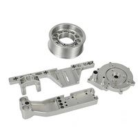 Composants de support de boîtier de machine de précision en aluminium usinés sur commande par CNC 5 axes, usine OEM ODM