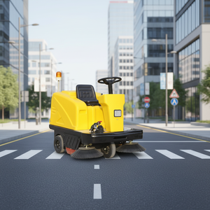 Máquina barredora compacta para limpieza de pisos en almacenes e industrias - Product Image 3