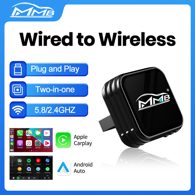 OEM Custom Manufacturer Wireless CarPlay Adapter for Factory Installed CarPlay Cars Offering Stable Wireless Performance Service